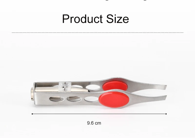 Мини светодиодный светильник жим для бровей из нержавеющей стали щипцы