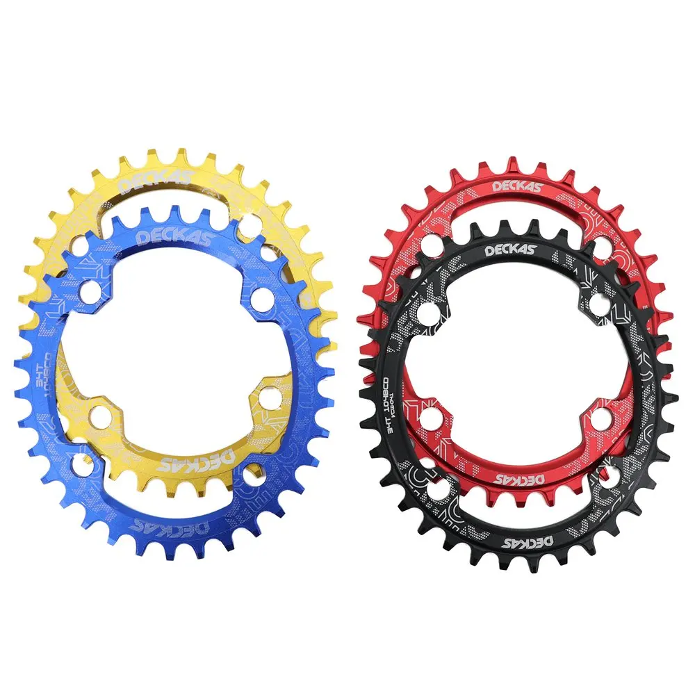 Deckas овальная Звездочка 104BCD для Shimano MTB велосипед кольцо цепи велосипеда 32t 34 36 38T