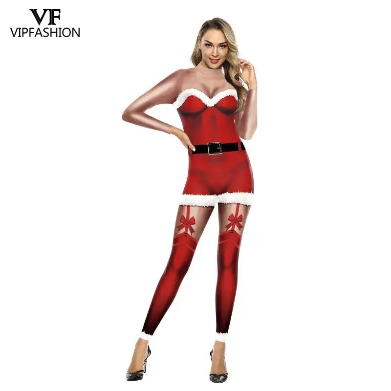 VIP Модная Новое поступление женские рождественские костюмы косплей для