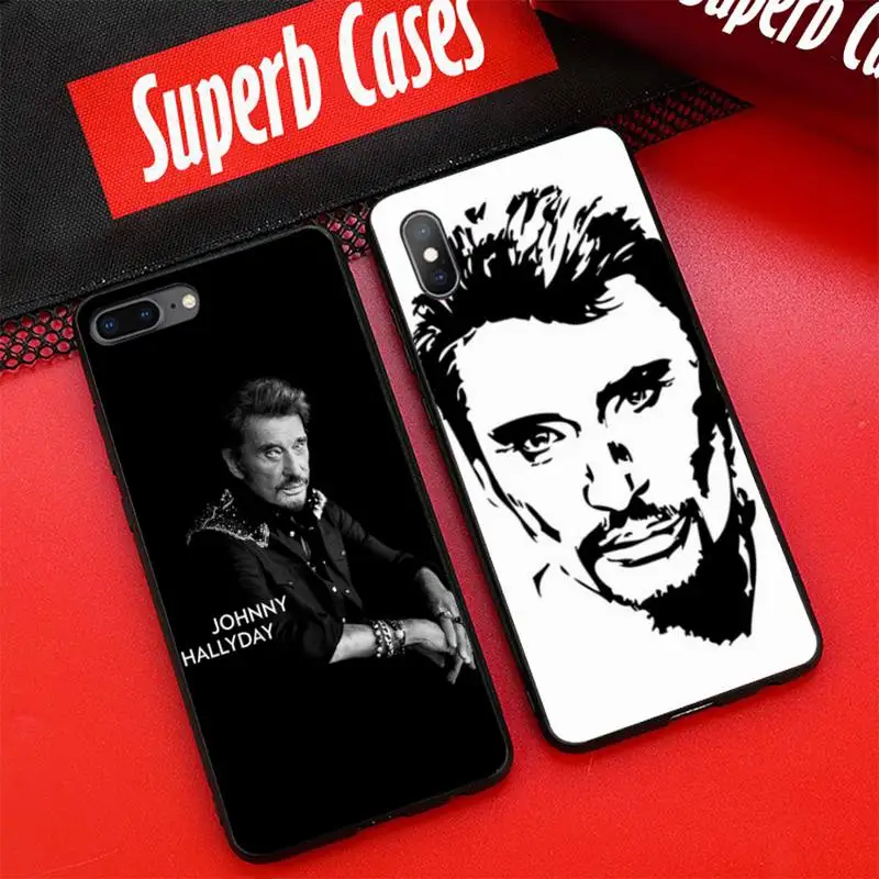 

Johnny Hallyday Phone Case for Xiaomi mi 11 ultra 10t A1 A2 I6 5x smart 8 9 SE 8 LITE MAX2 Funda coque cover