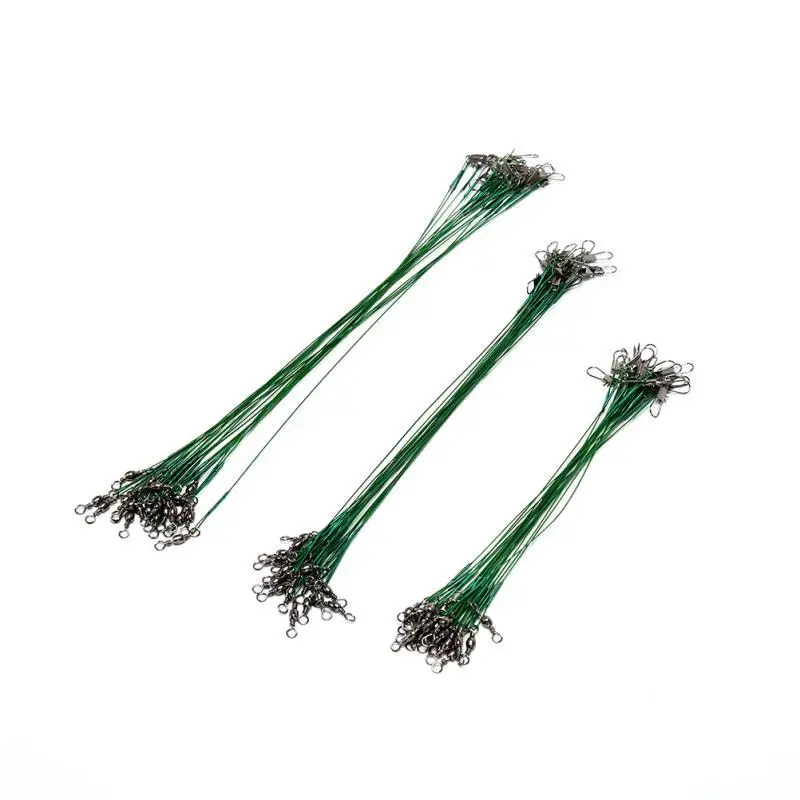 10 шт. рыболовные лески антикусающая стальная рыболовная леска поводок проволока