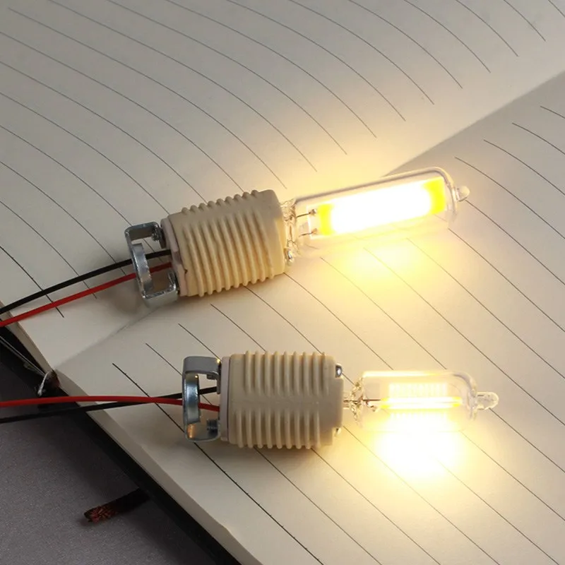 Мини G9 LED 220 В 230 COB Лампа 7 Вт 9 12 15 Стеклянный корпус Домашняя люстра Прожектор