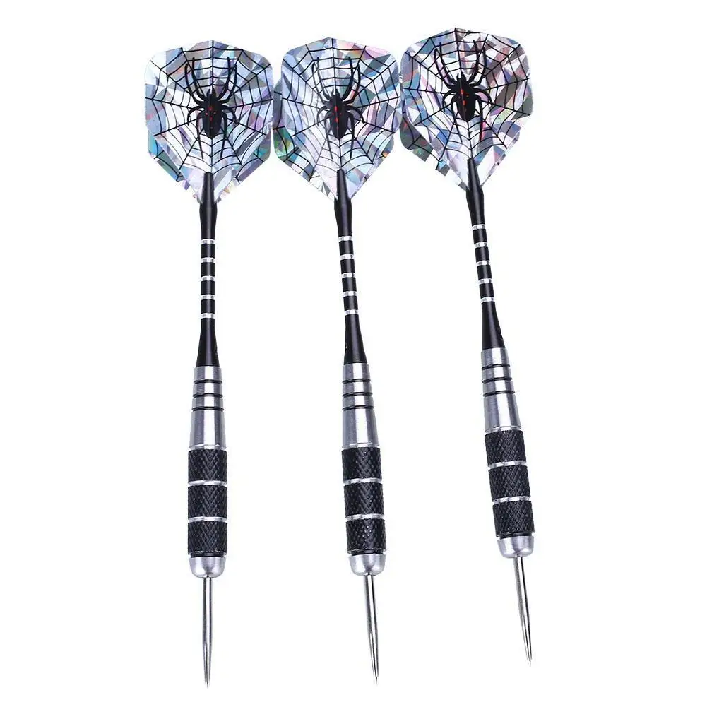 

3pcs Steel Tips Dart 22g Spider Harrow Point Wing Needle Barrel Throwing