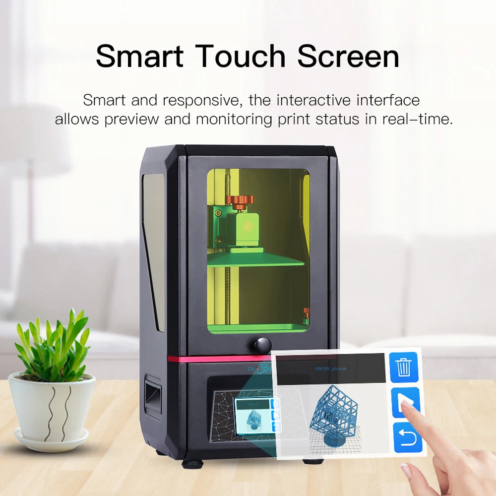 3D принтер ANYCUBIC PHOTON 2 8 сенсорный 2K экран смола SLA/LCD УФ светильник отверждающий