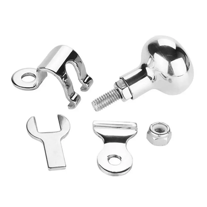 

Universal Marine Steering Wheel Grip Knob, Stainless Steel Yacht Handle Ball Assisted Steering Wheel Grip Knob Turning H