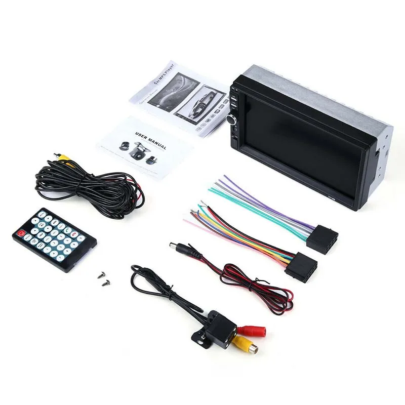 

7 inch Double Din Touch Screen Car Stereo Radio Multimedia Player 2 din Autoradio Bluetooth FM Mirroir Link MP5 Player