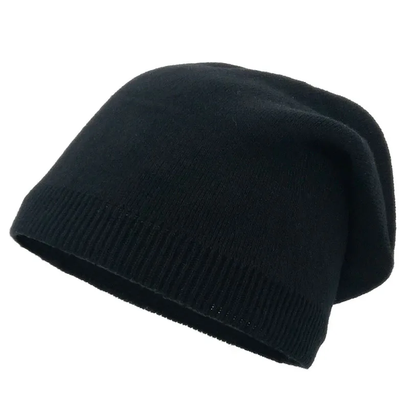 

Autumn Winter Women and Men Warmer Knnit Beanie Hats Male Cashmere Solid Outdoor Casual Simple Fashion Hedging Caps