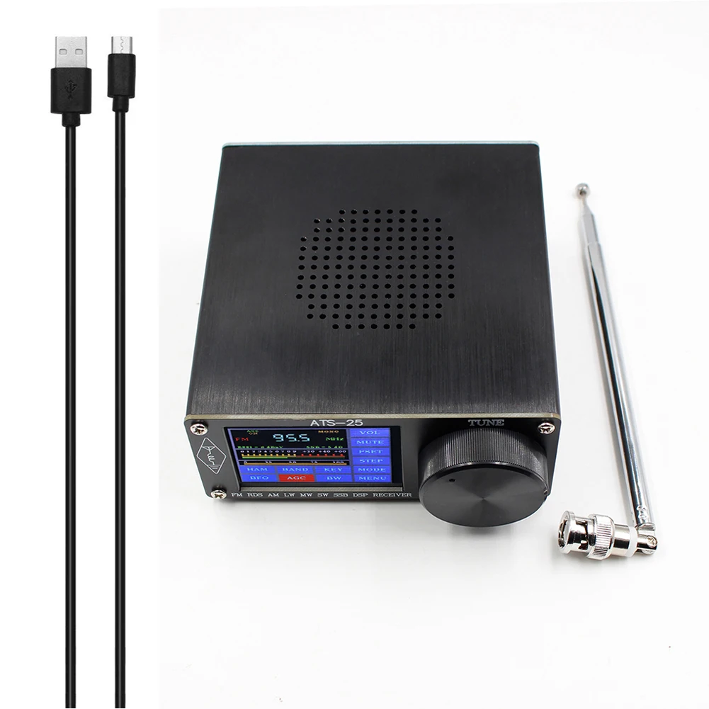 Универсальный радиоприемник Si4732 FM LW(MW SW) SSB 2 4 дюйма сенсорный Любительский