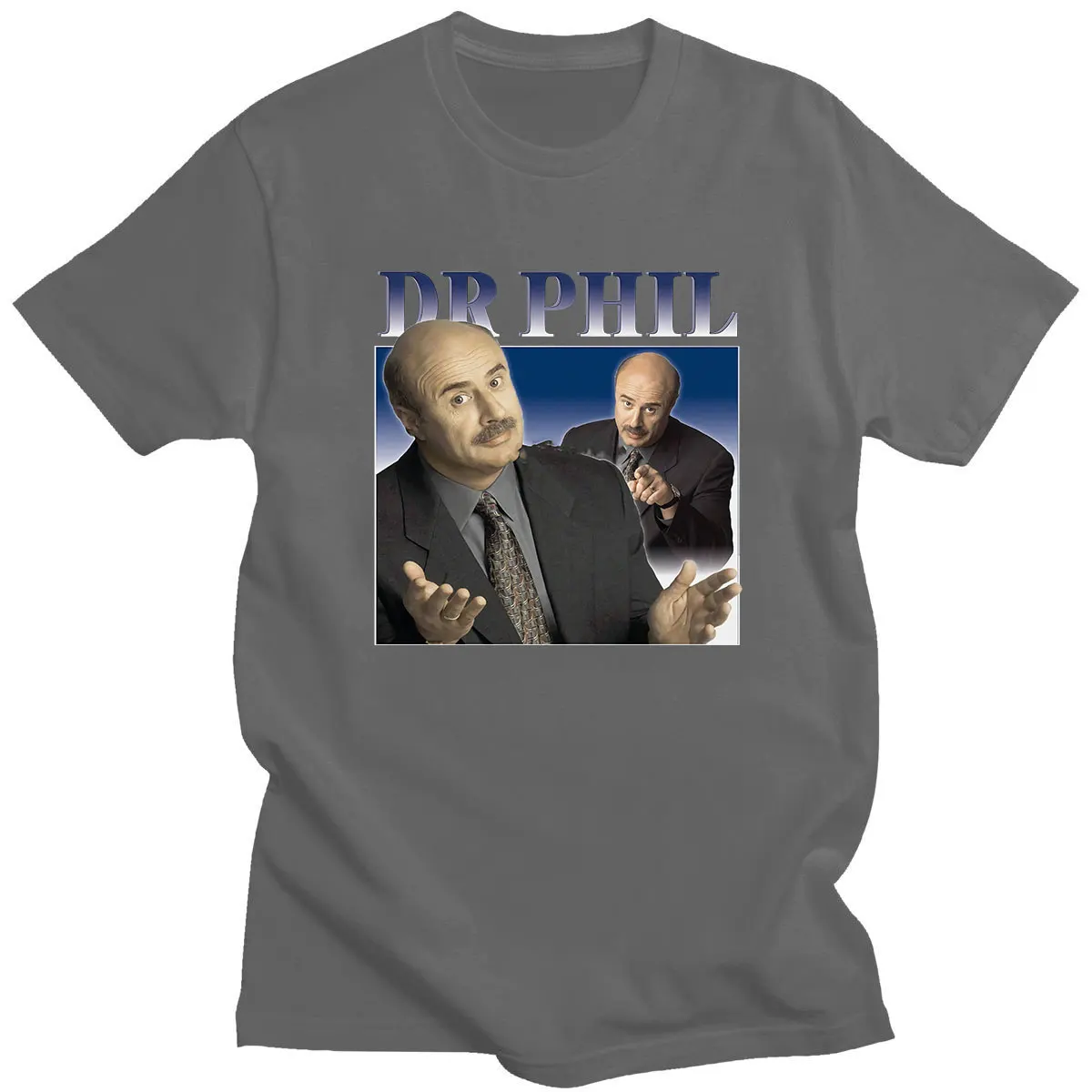 

Fashion Dr Phil Couple T-shirts Funny Style Short Sleeves T-shirt Trip Tees Casual Daily Comfortabled Fashion Cotton Streetwear