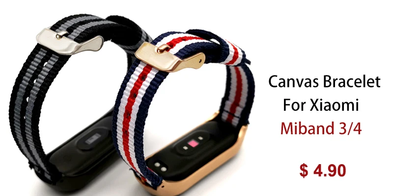 AKGLEADER mi Band 3 4 металлический ремешок без винтов из нержавеющей стали для Xiaomi mi Band 2 3 браслет напульсники Pulseira mi band 3 4