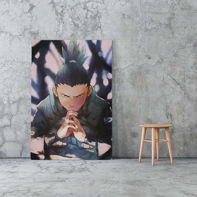 Shikamaru теневое владение ютсу Аниме Холст Живопись Декор стены искусства картины