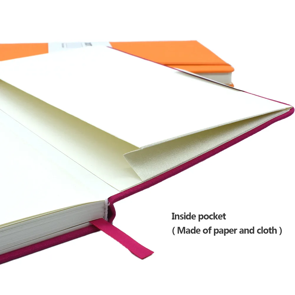 Новое поступление A5 точечный Журнал Планировщик ткани в твердом переплете 100GSM 80