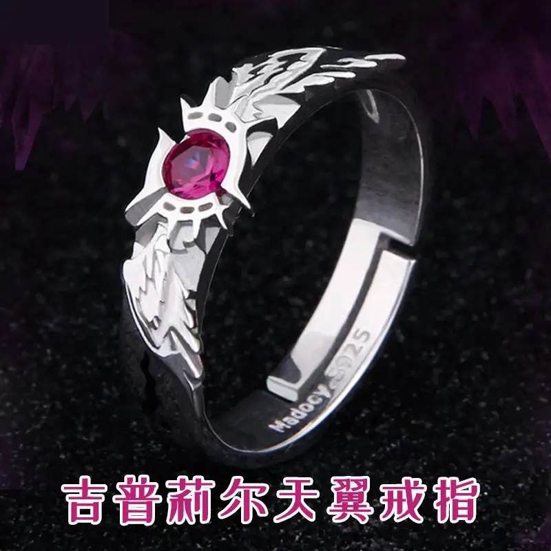 Женское кольцо из серебра 925 пробы с регулируемым размером |