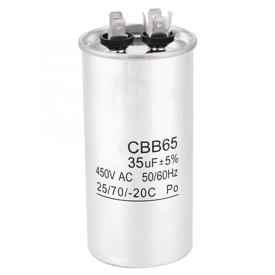 CBB65A 450 в компрессорный конденсатор 35 мкФ из алюминиевой фольги воздушный