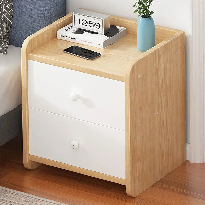 

Modern minimalist Nordic style ins bedroom net red mini bedside table غرف نوم اثاث тумбочка gabeteros de madera שידה ליד המיטה
