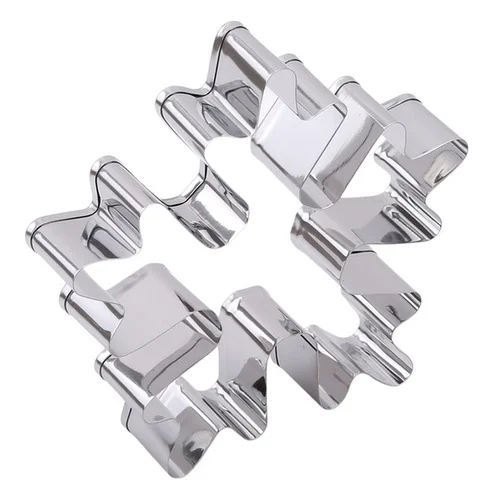 

Snowflake Stainless Steel Biscuit Pastry Cookie Cutter Cake Decor Mold Tool