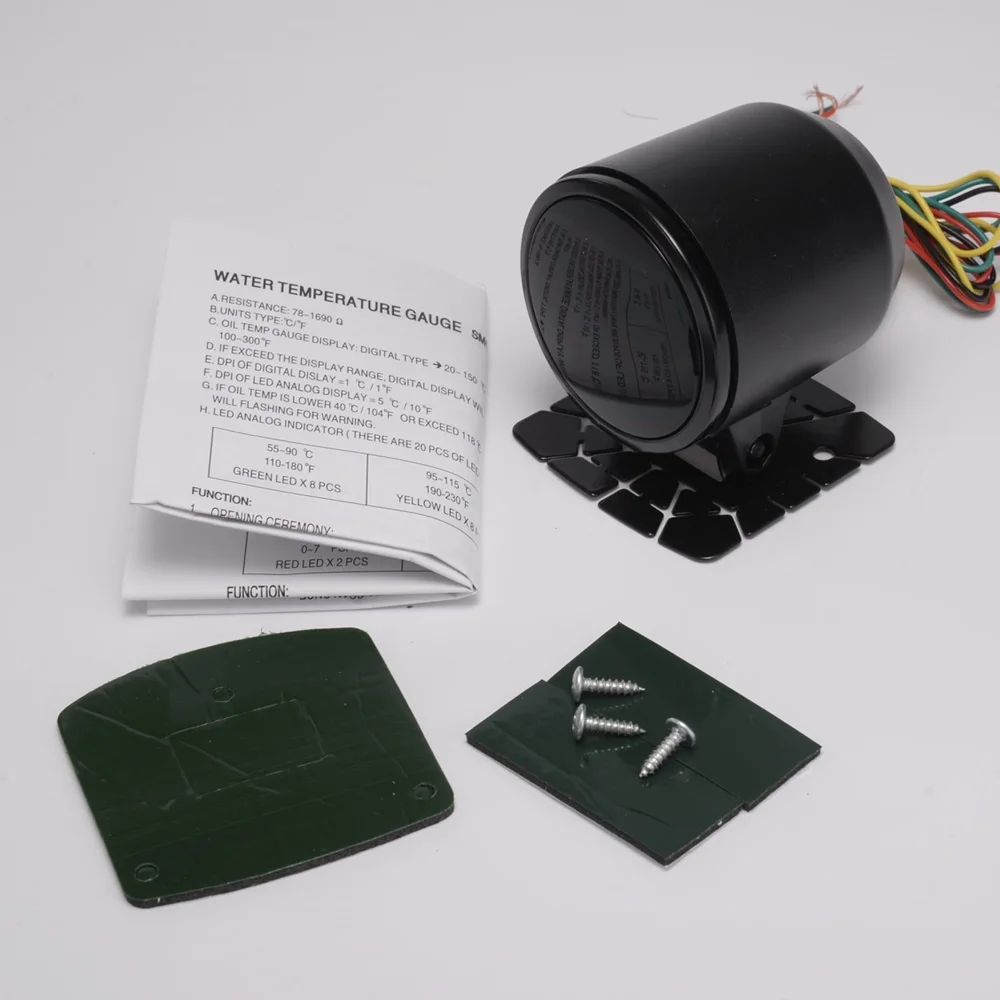 Новый Epman Racing 2 &quot52 мм цифровой цветной Аналоговый светодиодный датчик