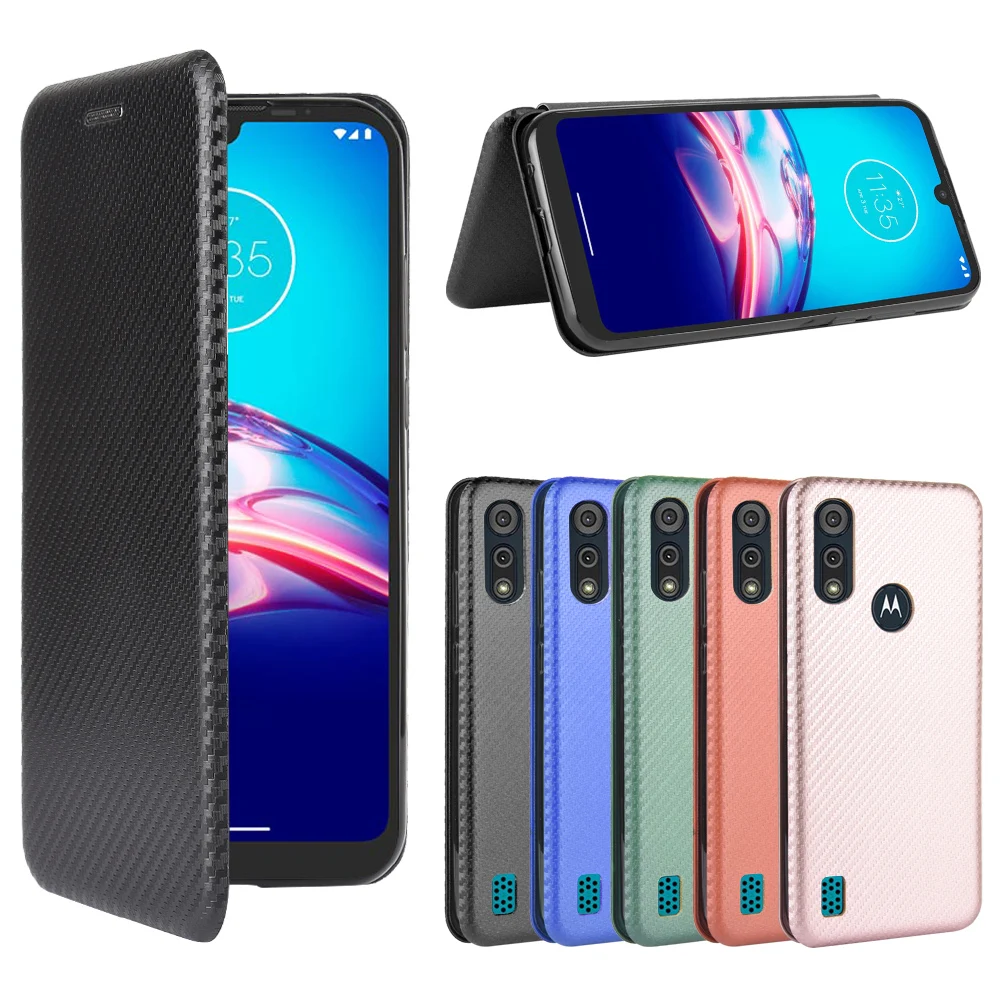 

Sunjolly чехол для Motorola Moto E6S 2020, чехол-бумажник из искусственной кожи с откидной крышкой и подставкой