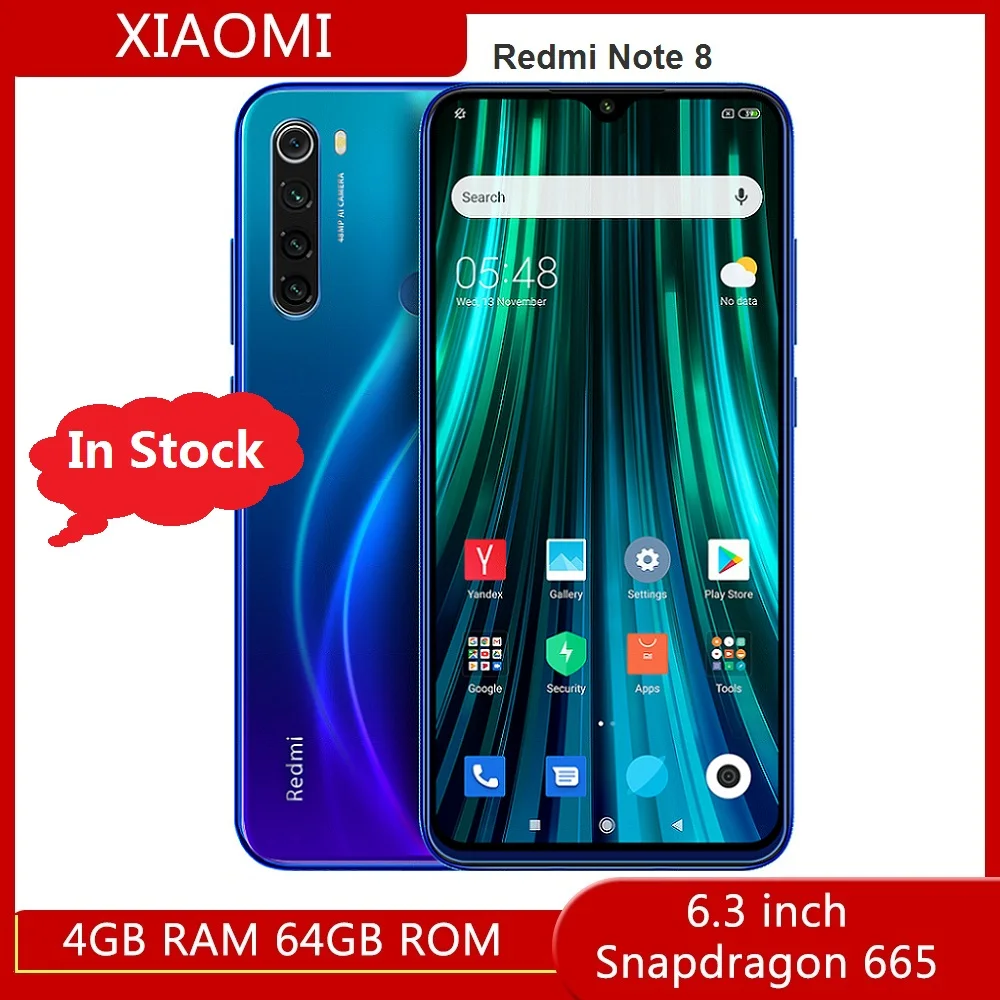 Смартфон 6.3&quot Xiaomi Redmi Note 8 4+64Гб 48Мп.|Смартфоны| |