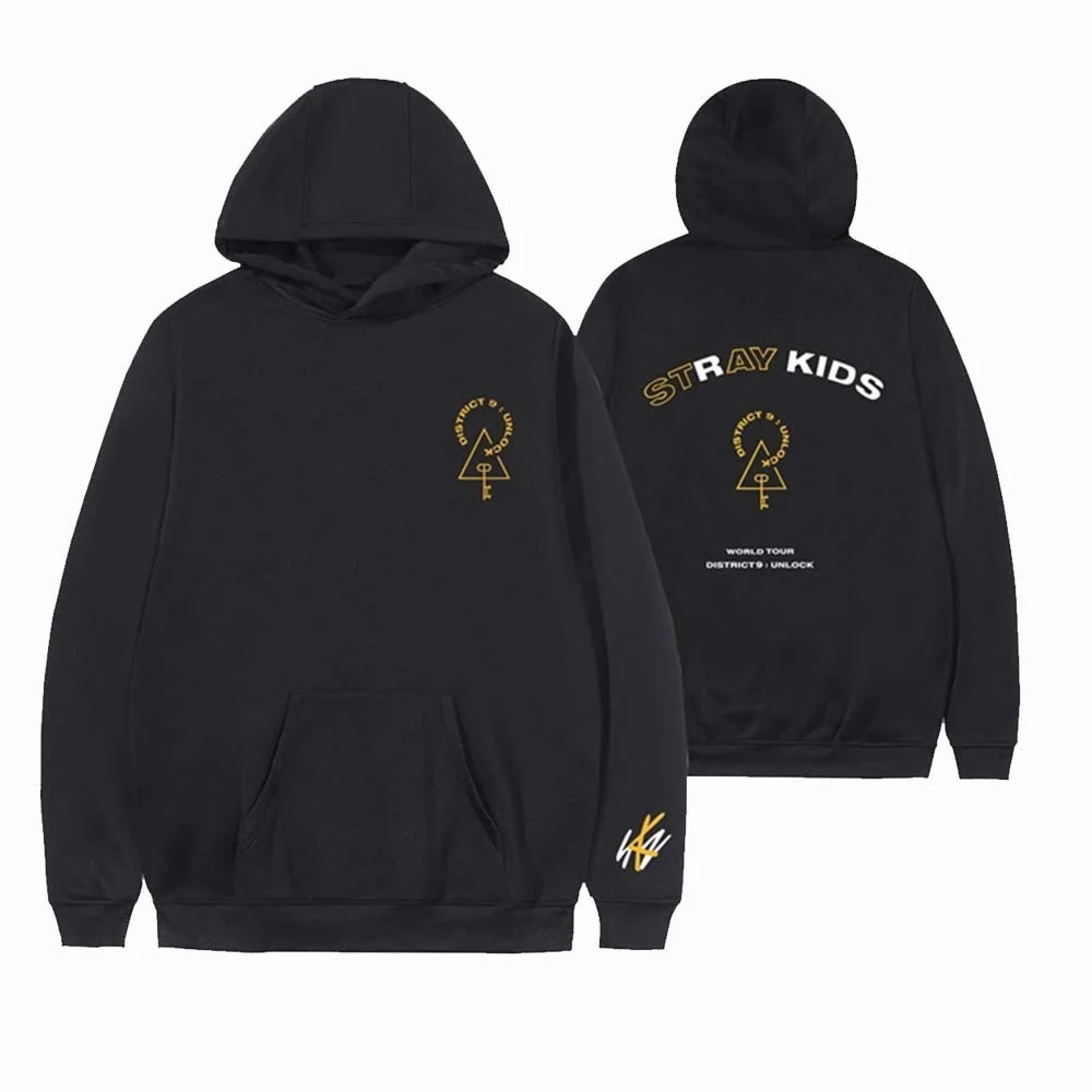 Детский спортивный костюм из двух предметов StrayKids с капюшоном и брюками в стиле