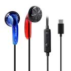 NiceHCK, Не оставляющий следов надежный дизайн Микрофон с функцией подачи Хай-Фай музыки и вкладыши Тип-C 15,4 мм Динамический драйвер устройства для спортивных игр In-ear проводные наушники Управление VIDO