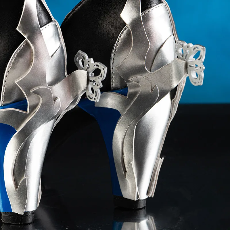 

Genshin Impact Eula Cosplay Shoes Female Game Eula Cosplay High Heels Shoes