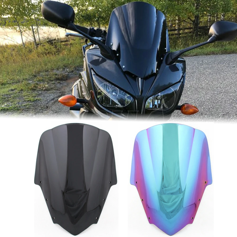 

Мотоциклетные аксессуары для Yamaha Fazer FZ1S FZ1 1000 S 2006-2015 2012 2013 2014 ветровое стекло дефлектор ветрового стекла двойной пузырь