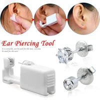 professional piercing gun tools kit ear stud ear nose body piercing gun set no pain safe sterile machine beauty tool set