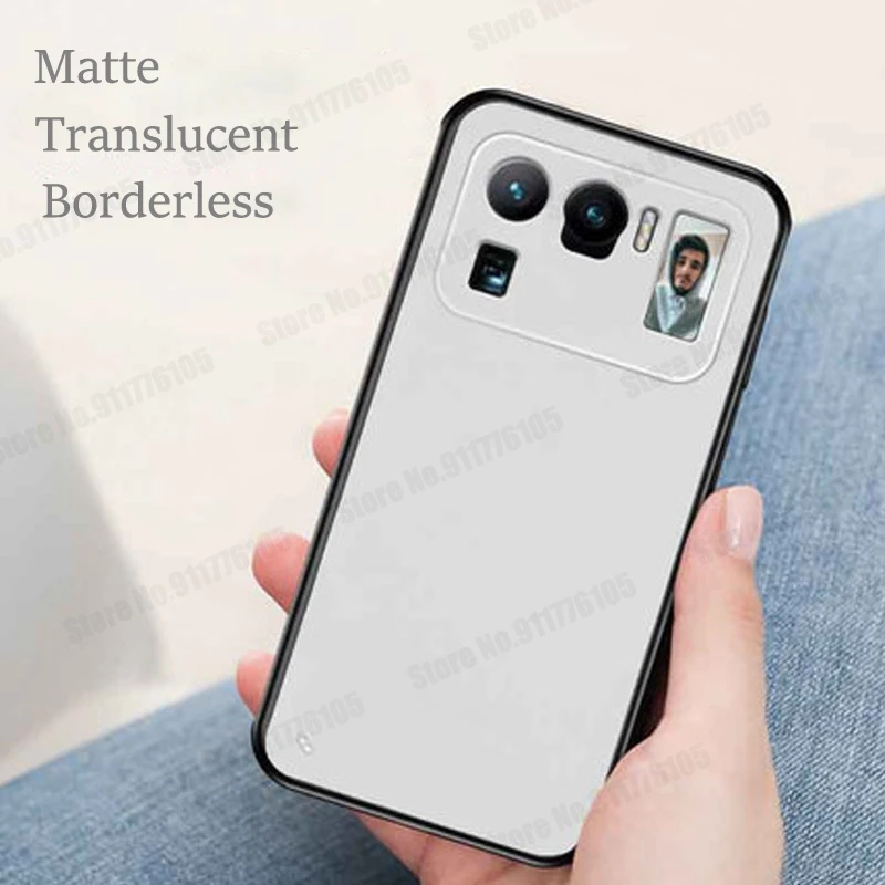 Матовый безрамочный чехол с кольцом-держателем для телефона Xiaomi 11 Ultra 10S 10T Lite
