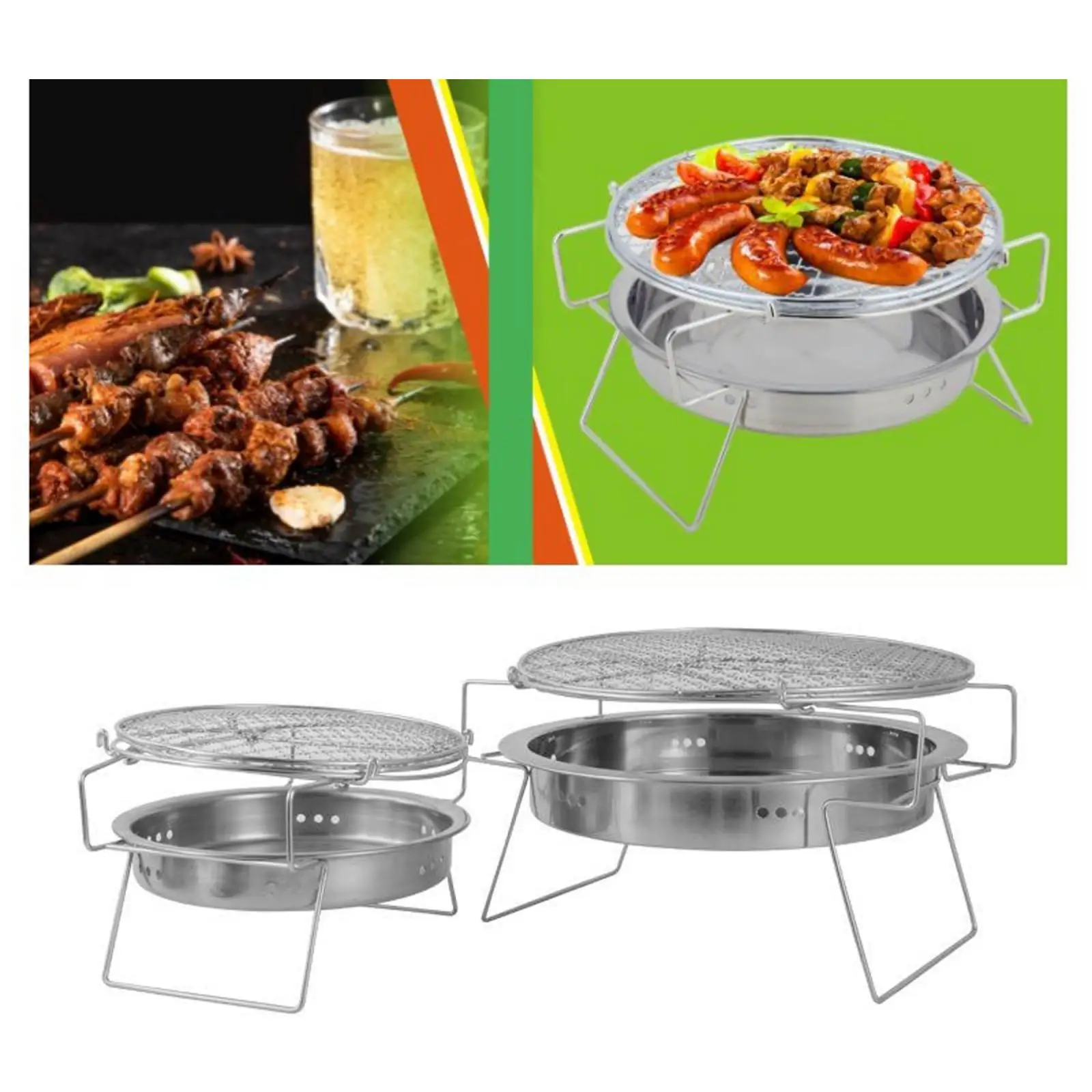 Уличная барбекю угольная гриль яма патио дворик садовая мясоварка| |