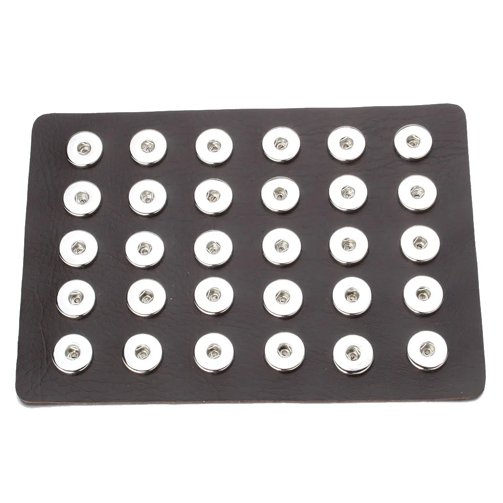 

Подставка для браслетов из искусственной кожи черная