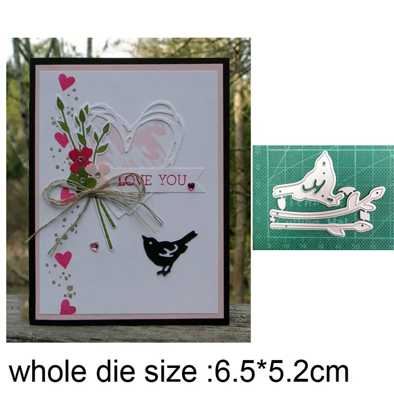 

Cutting dies Bird Branch Metal Cutting Dies for DIY Scrapbooking Paper and Card Making Decorative Embossing Die Cut Craft dies