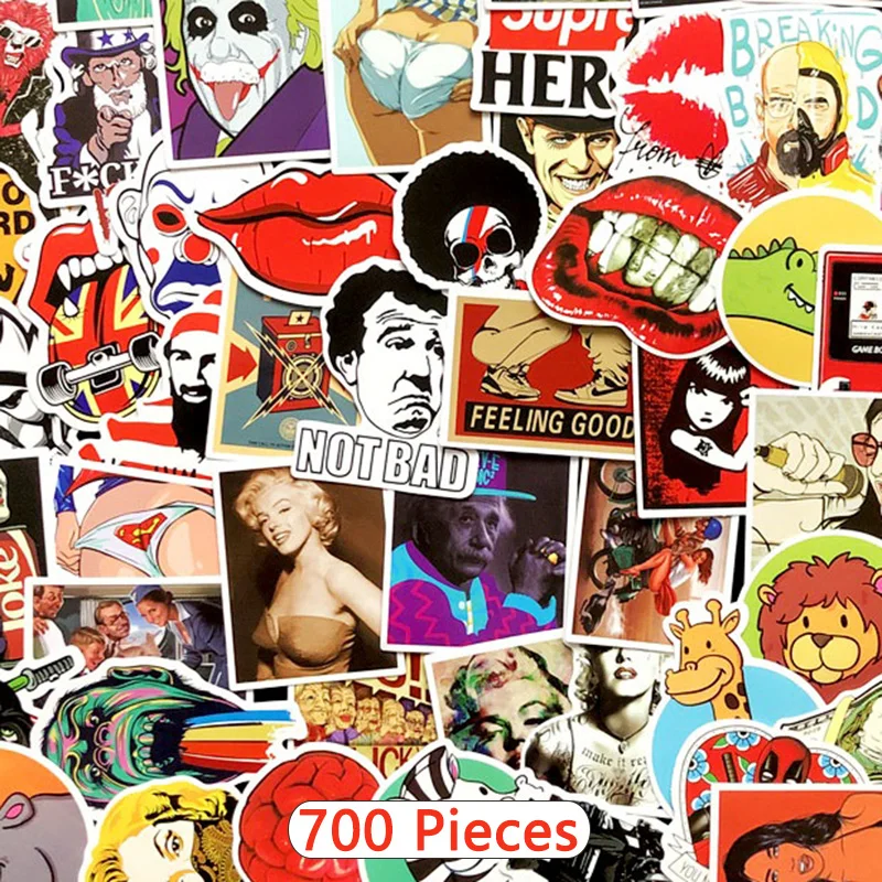 100 шт./лот классический логотип стикер s ноутбук велосипед автомобиль Амина