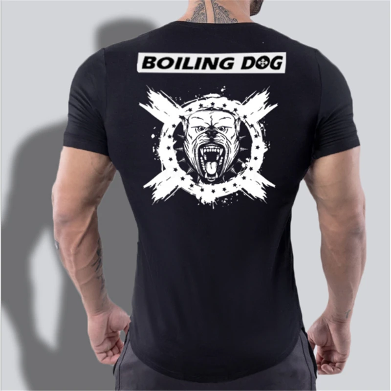 Рубашка мужская хлопковая с короткими рукавами тренировочная одежда для