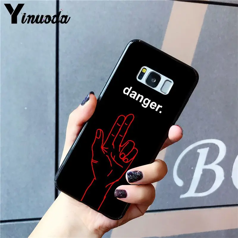 Yinuoda Рождественские огни должны оставаться, если странные вещи PhoneCase для samsung S10 Plus S10E S6 S7 S8 S9 Plus S10lite S5 M10