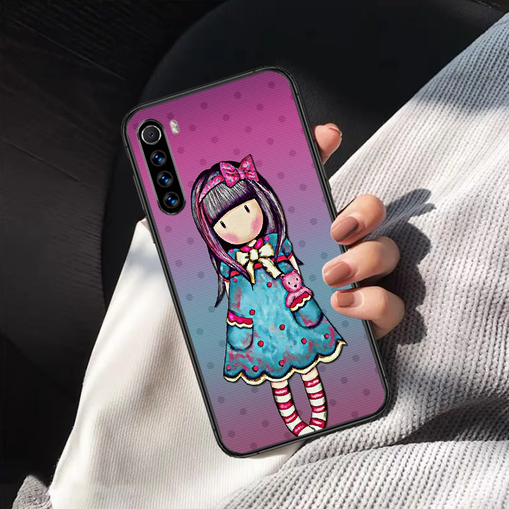 

Gorjuss Cartoon Girl Santoro Phone Case Cover Hull For XIAOMI Redmi 7 7a 8 8a 9 9a NOTE 6 7 8 8t 9 9s Pro Max 4X black