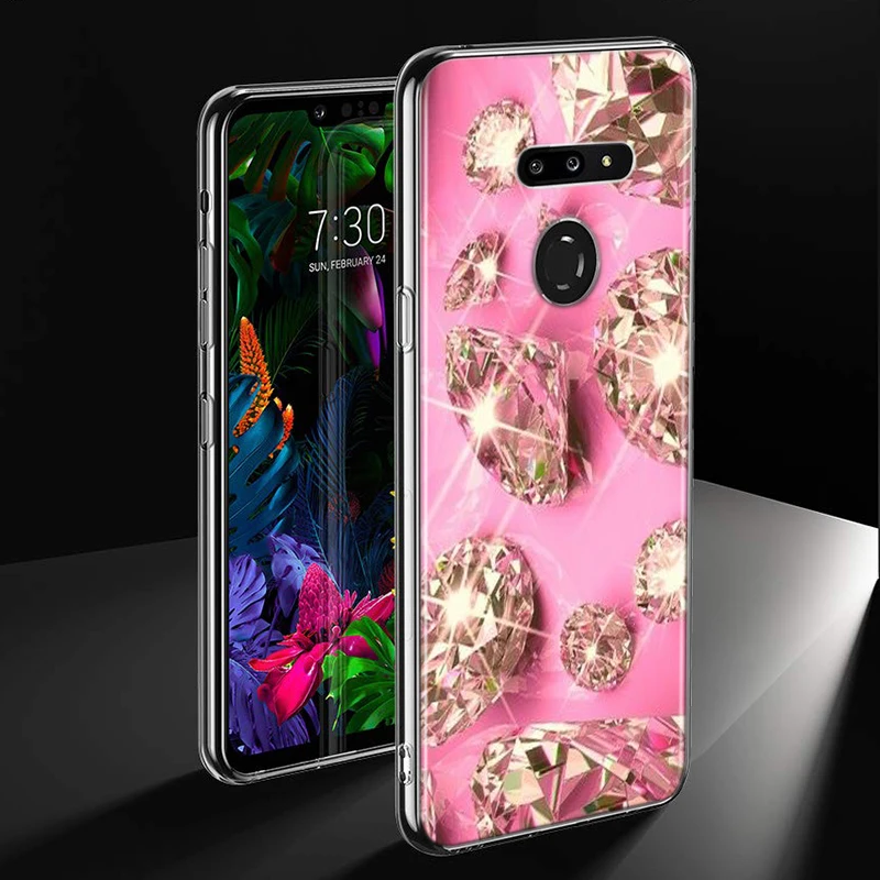 Бриллиантами Стиль для LG W20 W10 V50S V50 V40 V30 K50S K40S K30 K20 Q60 Q8 Q7 Q6 G8 G7 G6 ThinQ чехол для телефона - Цвет: Style 05
