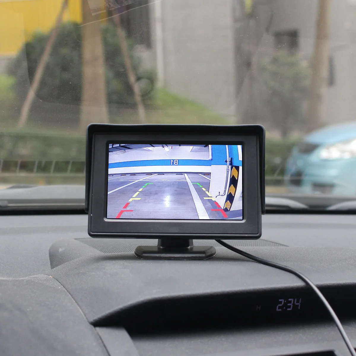 DIYSECUR 4 3 дюймовый TFT ЖК монитор заднего вида автомобильный с 2 видеовходом для