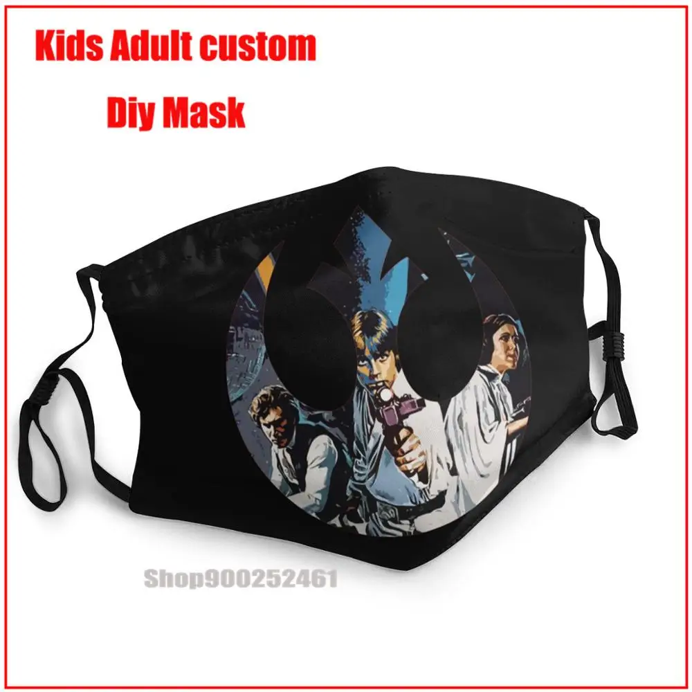 

Маска для лица Rebel Scum DIY, модная маска для лица, маска для лица s, моющаяся маска для рта, модная женская маска с забавным дизайном