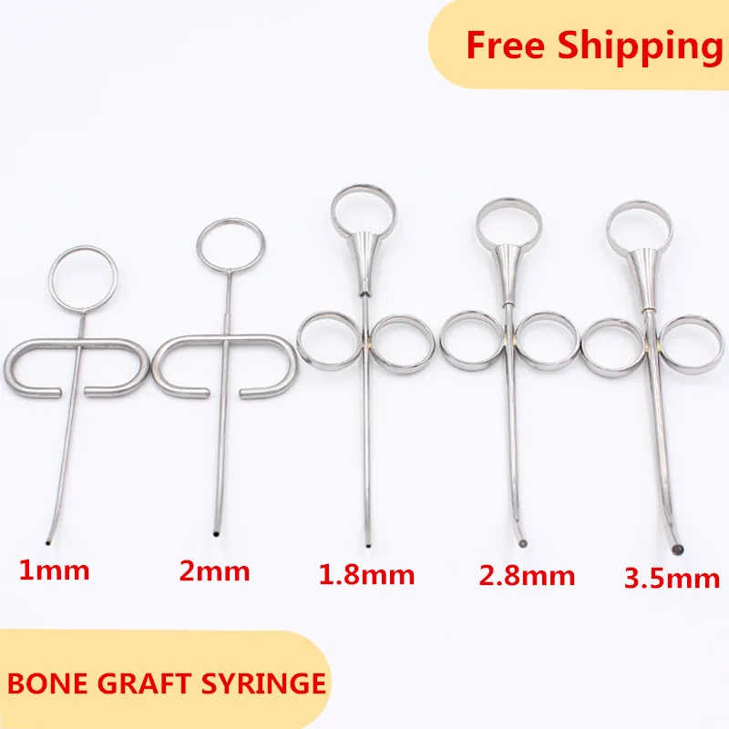 Free Shipping BONE GRAFT SYRINGE injector Dental Implant Instruments tools for selection Dentista Tools Dental Lab Instrument harold brighouse graft