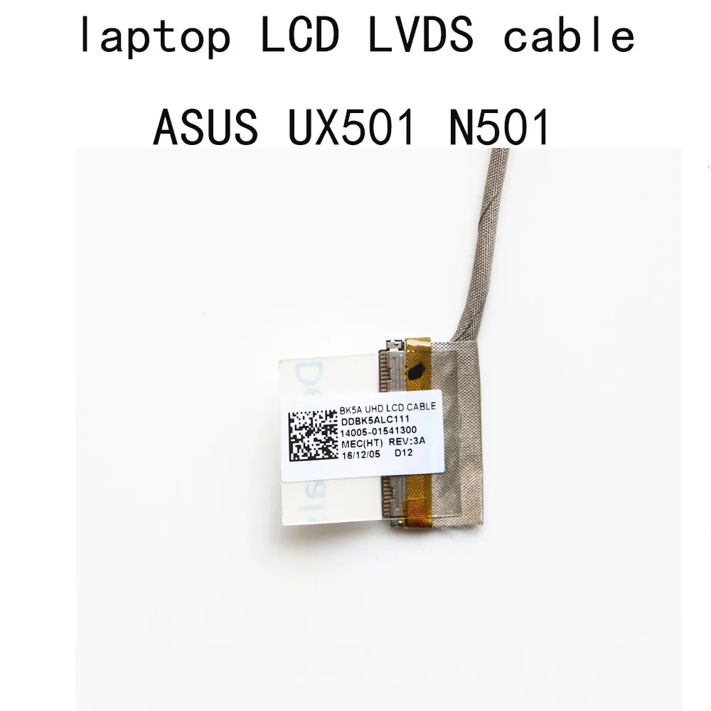 

LCD FHD LVDS Cable 14005 01540900 For Asus UX501 N501 G501 JM UX501J N501J DD0BK5LC011 LVDS EDP non-touch 30 pins 40 pin