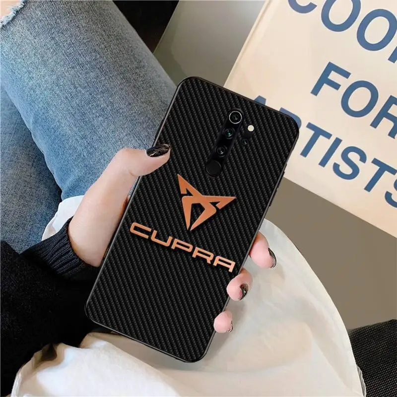 

HPCHCJHM Car Seat Logo DIY Painted Bling Phone Case for Redmi Note 8 8A 7 6 6A 5 5A 4 4X 4A Go Pro Plus Prime