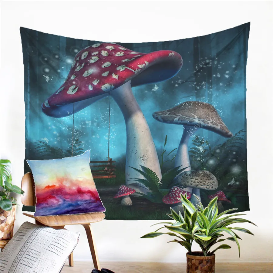 Подвесной коврик для пикника на стену искусственная ткань спальни кемпинга