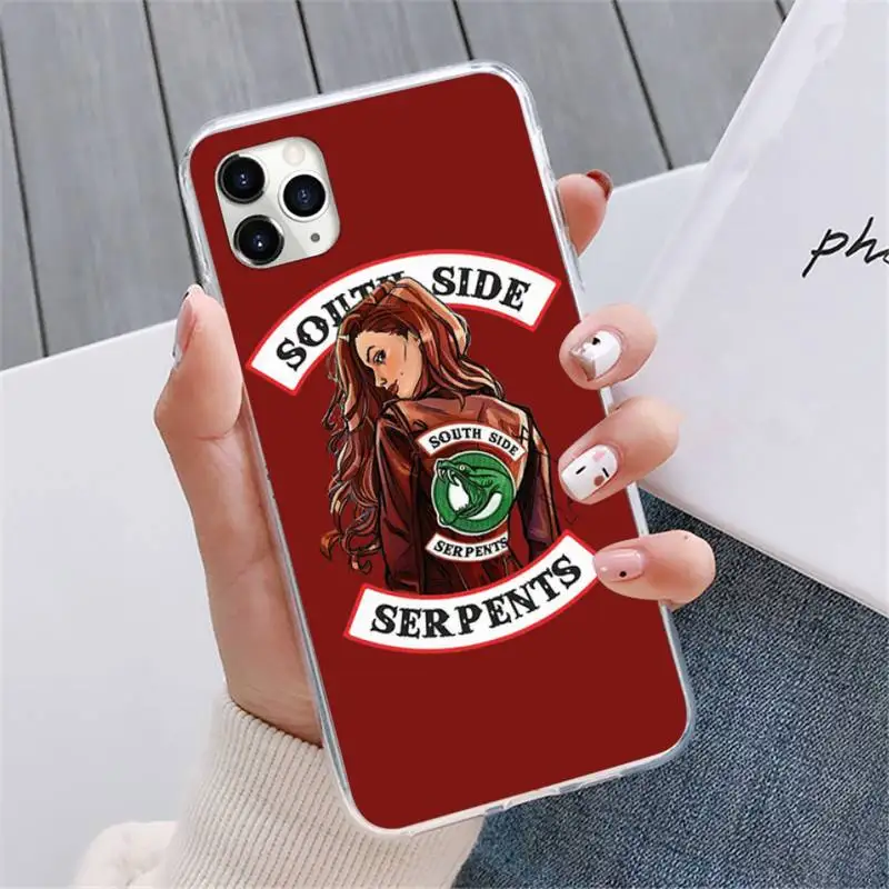

Riverdale South side Serpents snake Phone Case For iphone 12 5 5s 5c se 6 6s 7 8 plus x xs xr 11 pro max mini