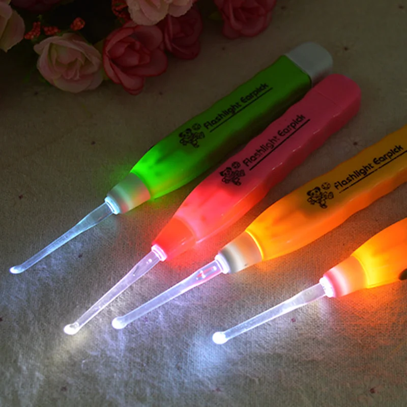 Luminous Baby Care Ear Syringe Tweezers Safe Cleaning Tool Household Safety Picking Tools Infant Daily | Мать и ребенок