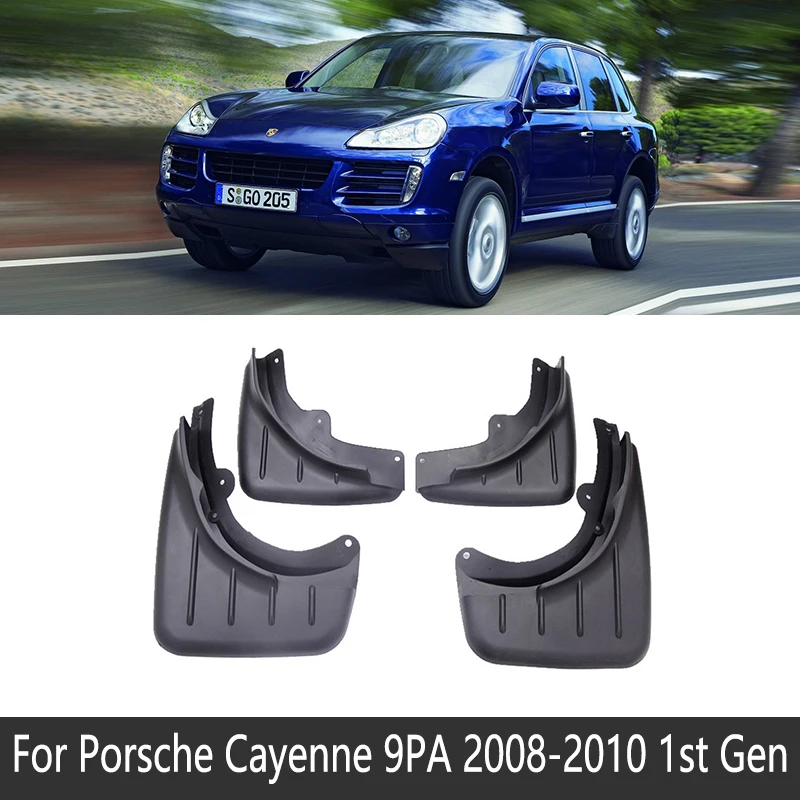 Крылья для Porsche Cayenne 9PA 92A PO536 2008~ брызговик щитки, брызговики брызговик всплеск аксессуары 2009 2010 - Название цвета: 2008-2010 9PA