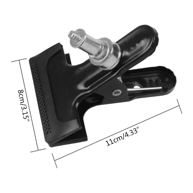 

2x Heavy Duty Metal Clip Multi-Function Tripod Camera Clamp Flash Holder Mount with Standard 1/4" Threaded Screw Hole wholesales