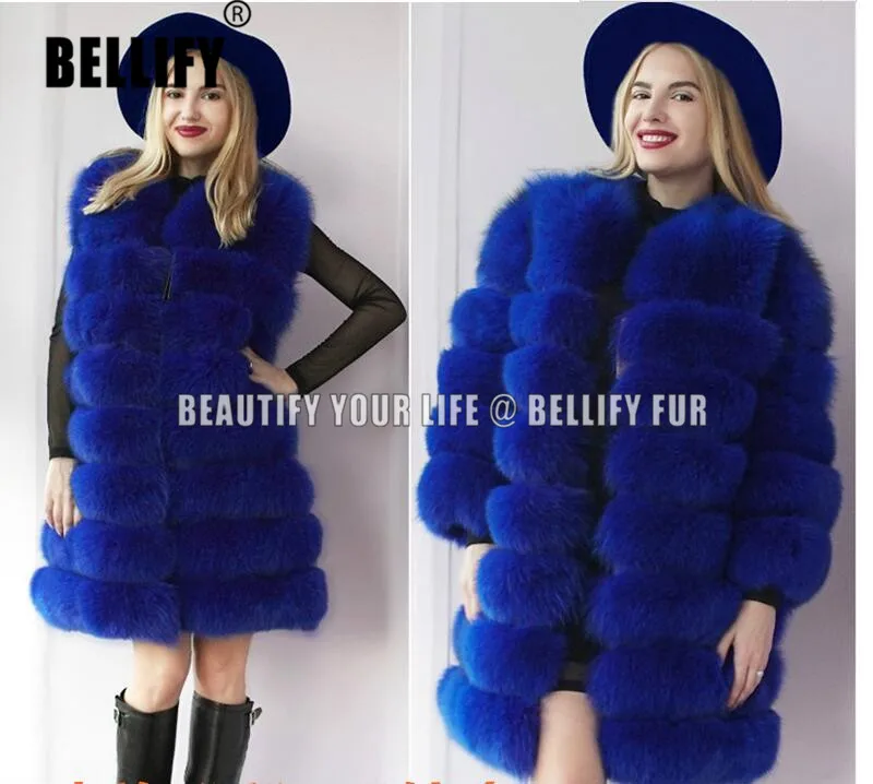 Красивые шубы карамельного цвета с натуральным лисьим мехом 90 см длинные