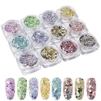nail art decorations rhinestone acrylic nail crystal glitter chunky glitter sequins stickers accessories 3d nail charms manicure