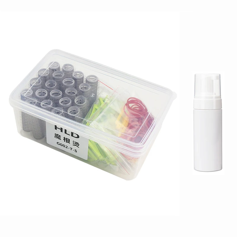 24 шт./компл. набор нейлоновых роликов для волос на крючках и петлях салона щипцы